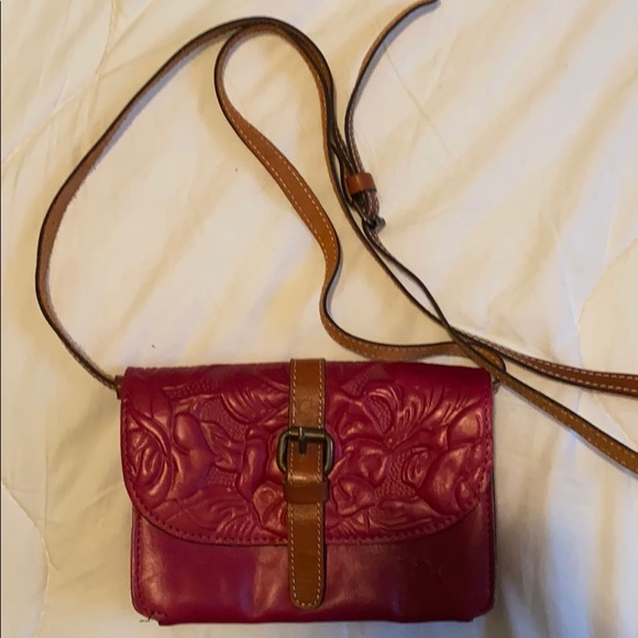 Patricia Nash crossbody purse. Red